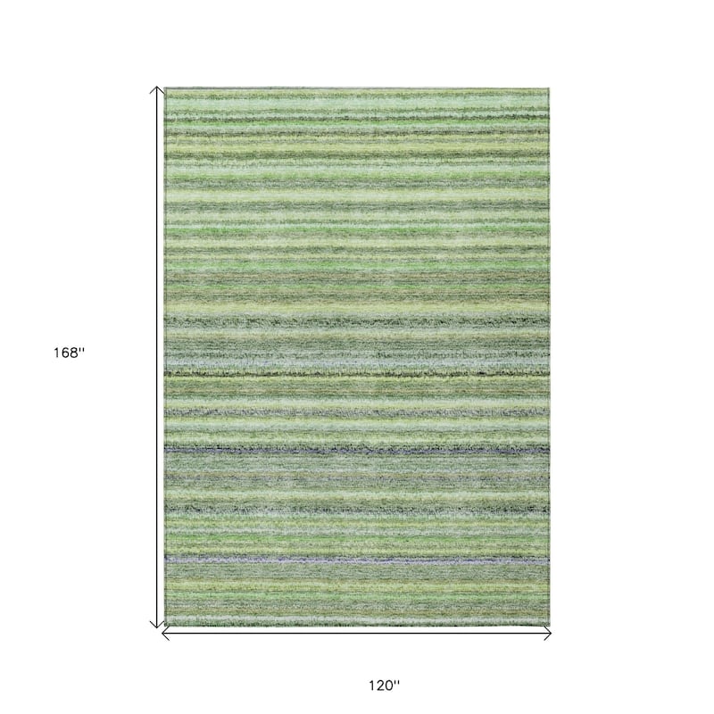 HomeRoots Striped Transitional Rectangle Outdoor Rug