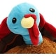 preview thumbnail 4 of 4, Tadpoles Turkey Stuffed Animal, Thanksgiving Plush Toy for Kids, Fall Home Decor (9 in) - Multi