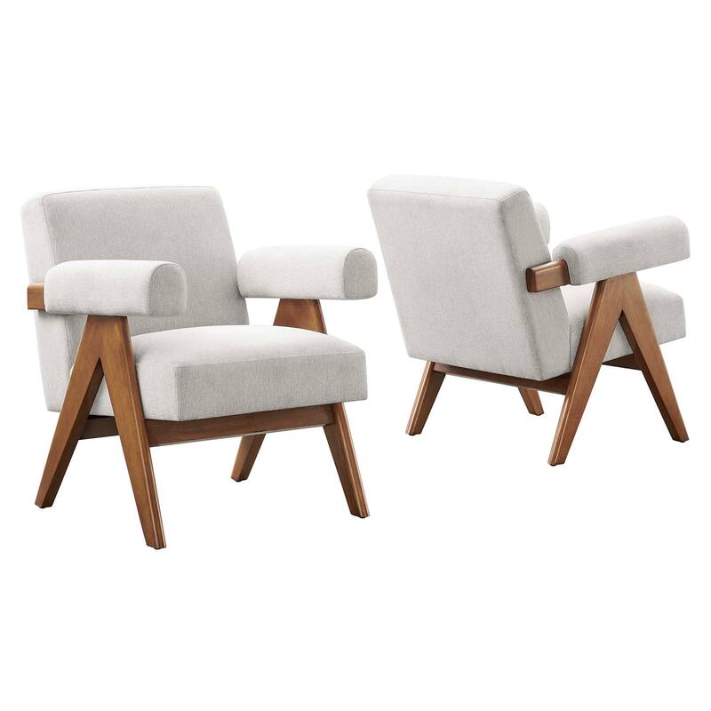 Lyra Fabric Armchair - Set of 2