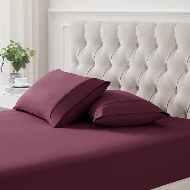 1500 Supreme Collection Microfiber Flannel Pillowcase 2 Pack