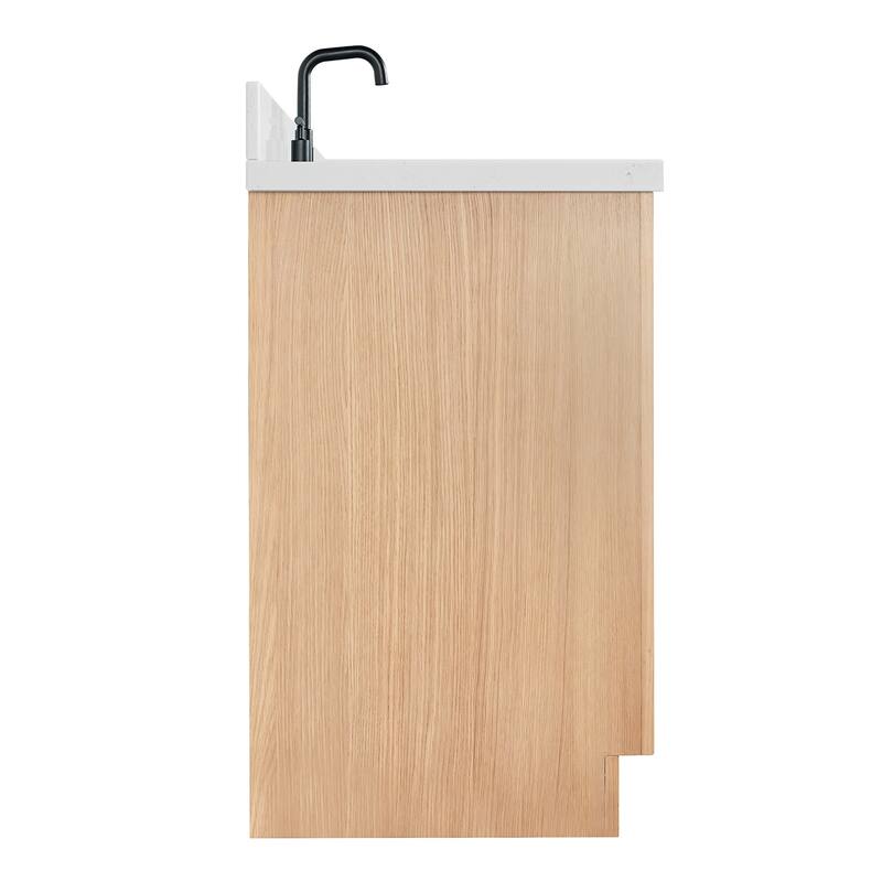 Ariel T066SCQRVO Hepburn 67" Free Standing Single Basin Vanity Set