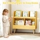 preview thumbnail 7 of 28, Costway 5-Cube Kids Bookshelf and Toy Organizer Wooden Storage - See Details