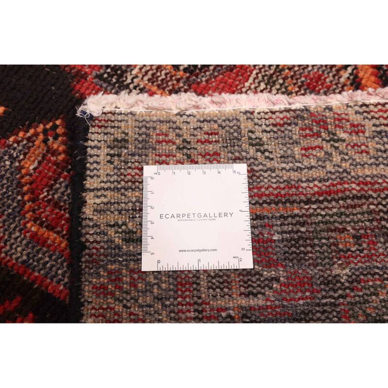 ECARPETGALLERY Hand-knotted Andelz Black Wool Rug - 3'11 x 7'4