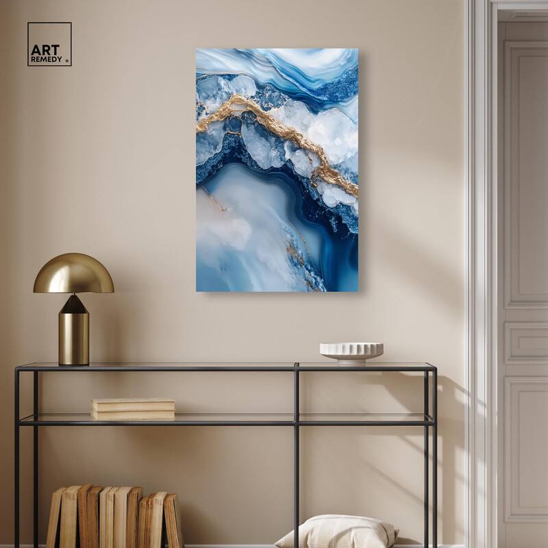 Molten Topaz II Canvas by Art Remedy, Gallery Wrapped