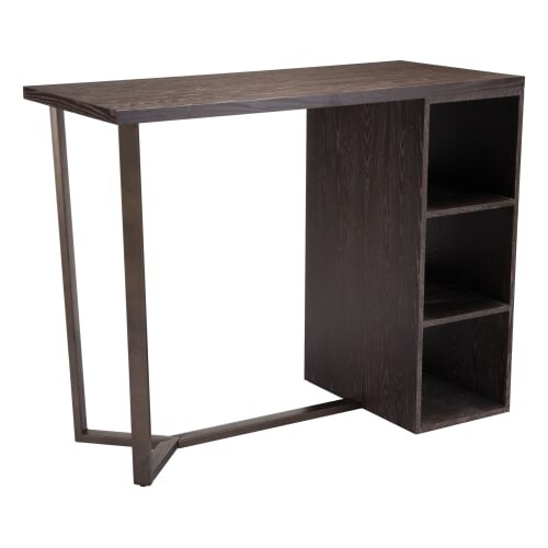Zuo Modern 100815 Brooklyn 54 Long Metal Frame Entertainment Stand Alone Bar Wi Zuo Modern 100815 Brooklyn 54 Long Metal Frame Entertainment Stand Alone Bar Wi