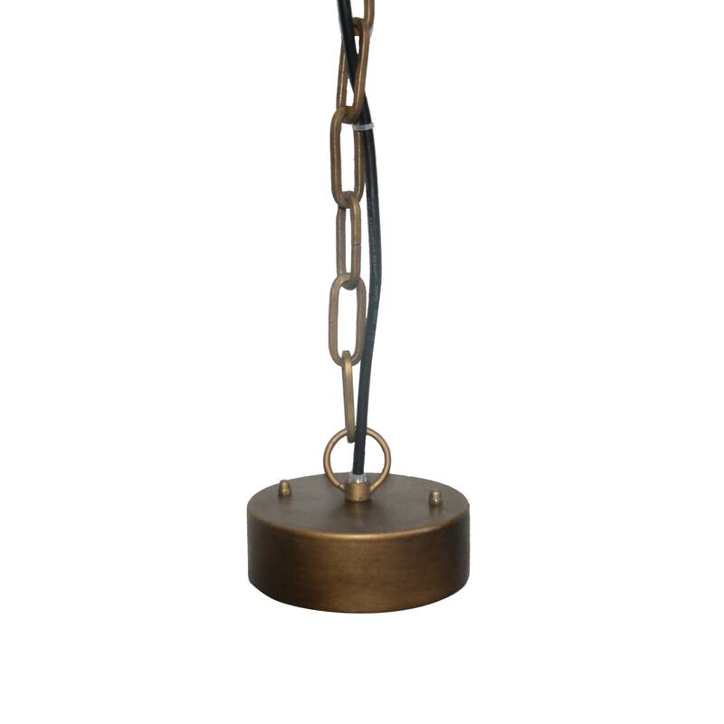 2-Tier Draped Wood Bead Chandelier