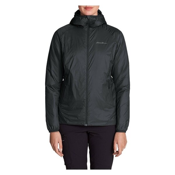 womens black windbreaker with hood