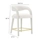 preview thumbnail 18 of 44, Pinnacle Performance Velvet Counter Stool Set of Two