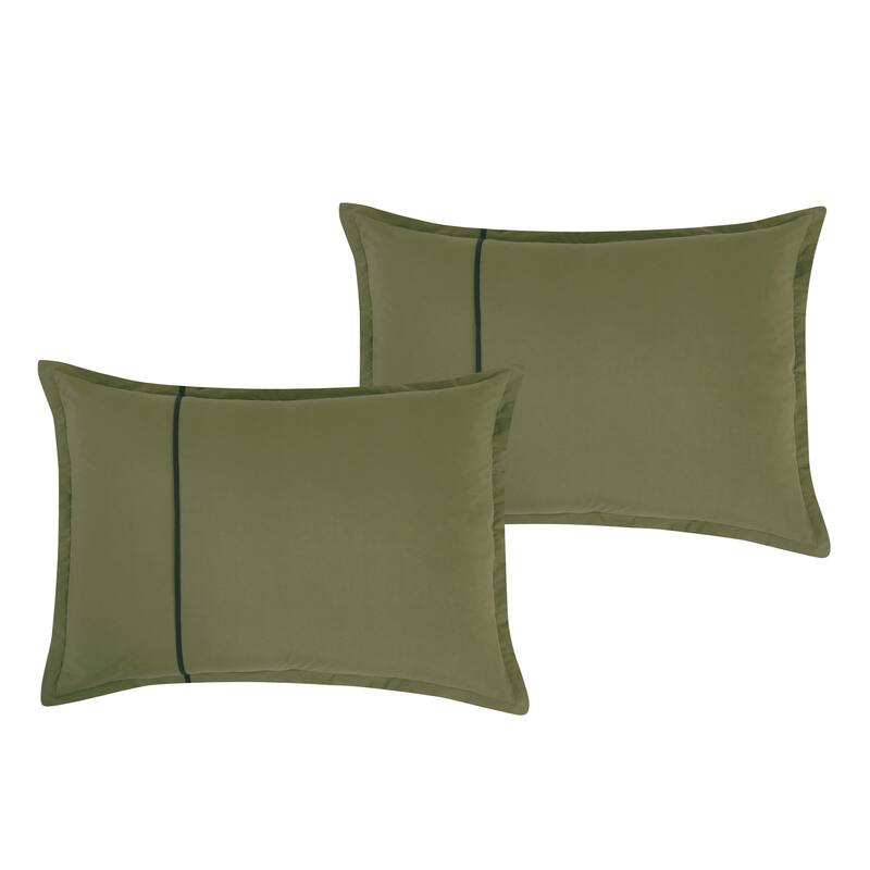 Shatex Puja 9PC COMFORTER SET Bed in a bag,Green&fresh style