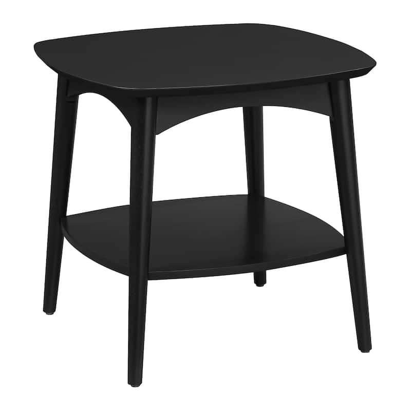 Mid Century Copenhagen Accent Table in Walnut Finish