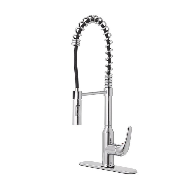 Jones Stephens 155907 Priana 1.8 GPM Single Hole Pull Down Kitchen Faucet