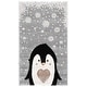 preview thumbnail 15 of 13, SAFAVIEH Carousel Kids Nette Penguin Rug 2' x 3' - Light Grey/Black - Rectangle