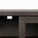 preview thumbnail 20 of 47, Arelius Light Brown w/ Black Metal Base 4 Door Glass Cabinet Sideboard - 70.0L x 18.0W x 32.0H