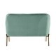 preview thumbnail 16 of 117, Barbara 43" Contemporary Velvet Loveseat Sofa with Goldtone Metal Legs by HULALA HOME
