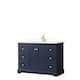 Option Dark Blue, Gold Trim, Giotto Quartz Top