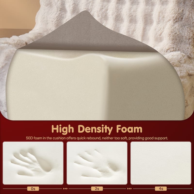 OVIOS Cloud-Like Plush Bean Bag Chair (Reinforced Pile Edition)