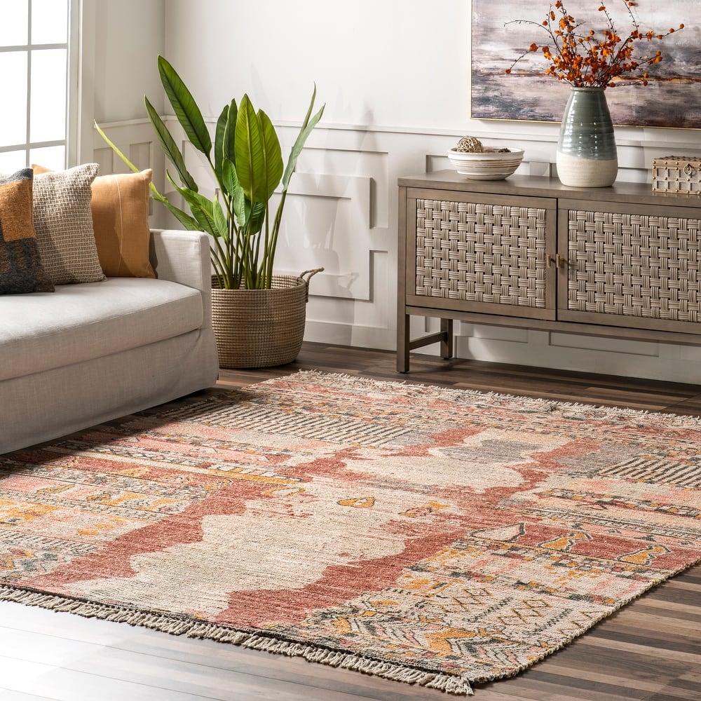 Nuloom Hermina Southwestern Tasseled Area Rug