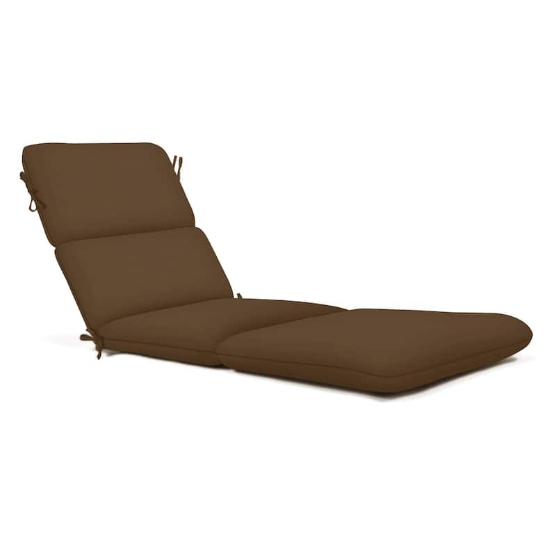 Casual Cushion Sunbrella® Fabric 1-Piece Outdoor Chaise Cushion, 22.5"W x 74"L - 22.5"W x 74"L