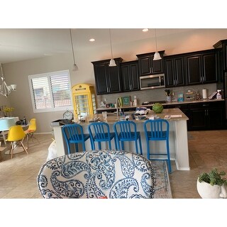 Porch & Den Stoneford 24-inch Metal Stool