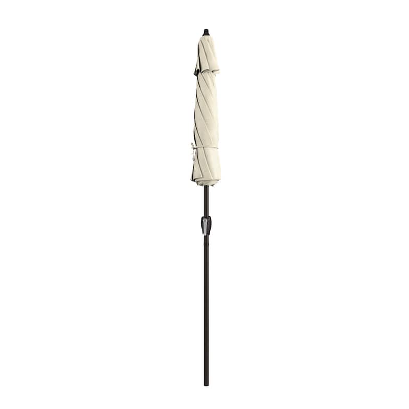 North Bend 7.5-foot Crank Lift Auto Tilt Sunbrella Fabric Patio Umbrella by Havenside Home