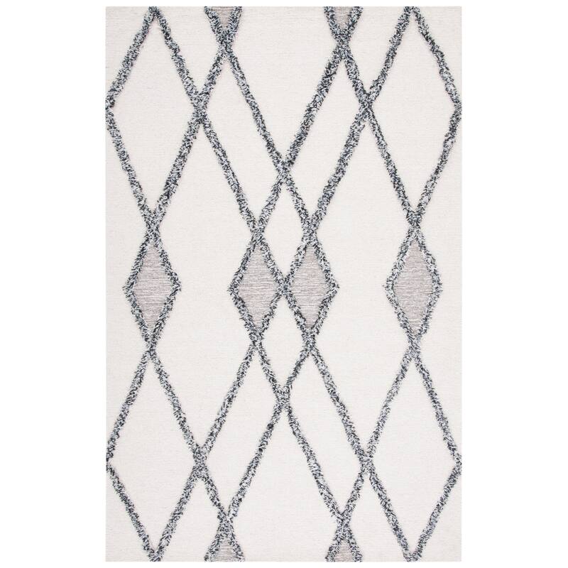 SAFAVIEH Handmade Casablanca Shag Hyoun Moroccan Wool Rug