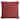 Paseo Road by HiEnd Accents Ruidoso Garnet Red Flanged Euro Sham, 27"x27"