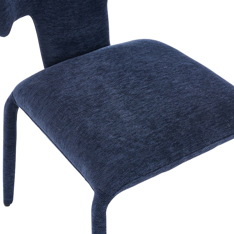Modern Dining Chairs Set of 2, 18.9"Wx18.5"D Contemporary Fabric Side Chairs