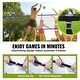 preview thumbnail 8 of 9, Blue Steel and PE Adjustable Volleyball Net Set,Portable and Weatherproof
