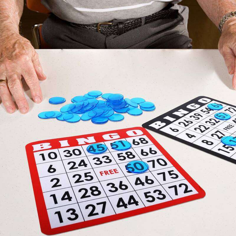 GSE™ 500-Pack 3/4-inch Plastic Bingo Chips for Bingo Game, Counting, Sorting, Science, Educational Markers