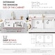 preview thumbnail 8 of 43, STYLISH Dual Mount 33" Double-Bowl Composite Granite Kitchen Sink - 33" x 18" x 9.5"
