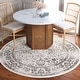 preview thumbnail 137 of 232, SAFAVIEH Adirondack Dakota Rustic Shabby Chic Distressed Rug 4' Round - Ivory/Dark Green - Round