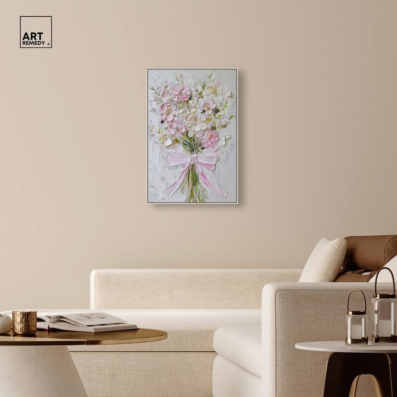 Layered Lily Canvas by Art Remedy