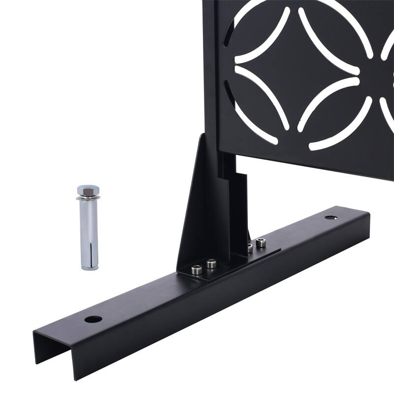 Outdoor & Indoor Privacy Screen Metal Privacy Screen 76" H×48" W