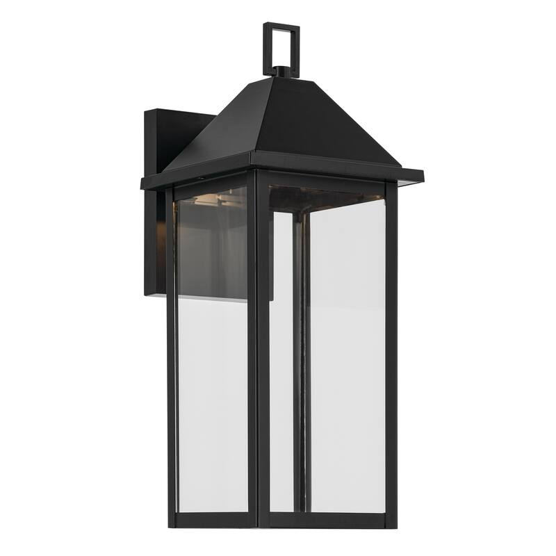 Prin 16.75 Inch 1 Light Outdoor DarkSky Wall Light in Black