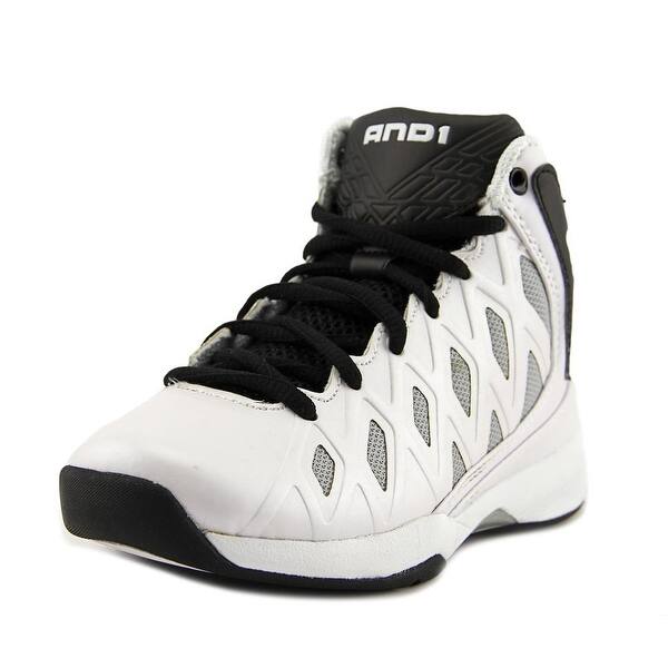 Shop And1 Unbreakable Mid Youth Round Toe Synthetic White