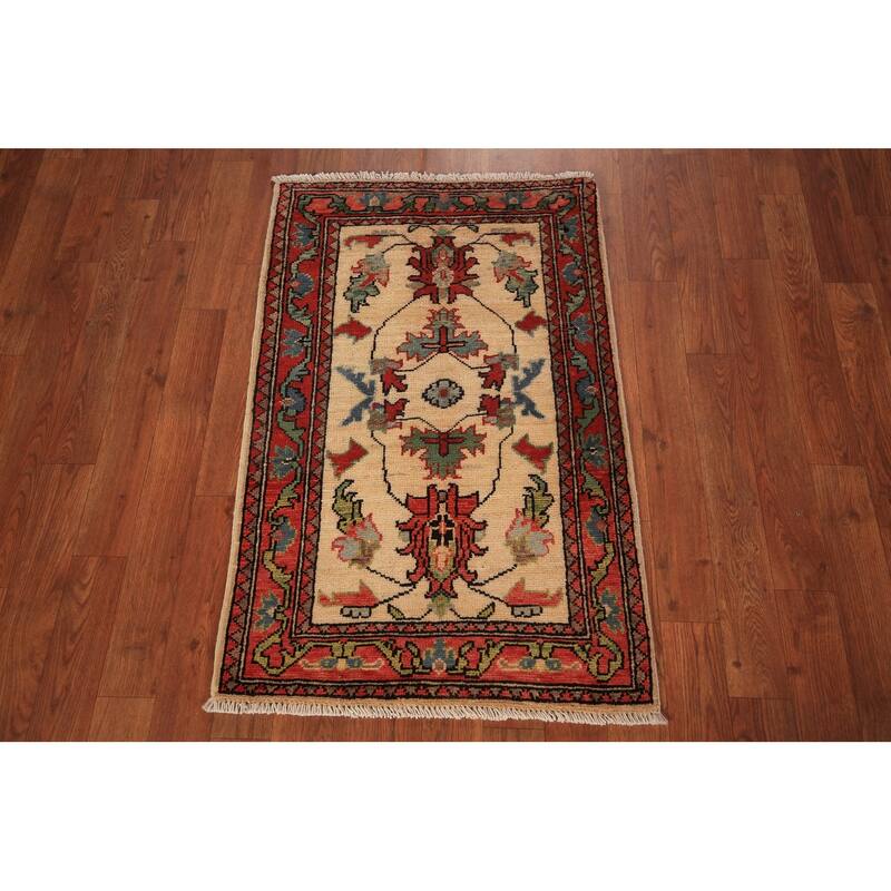 Kazak Oriental Foyer Rug Handmade Wool Carpet - 2'0" x 3'0"