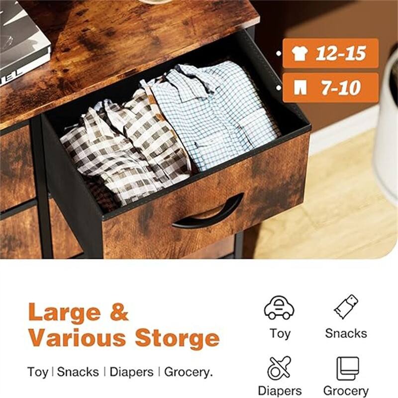 Dresser for Bedroom Tall Drawer Dresser