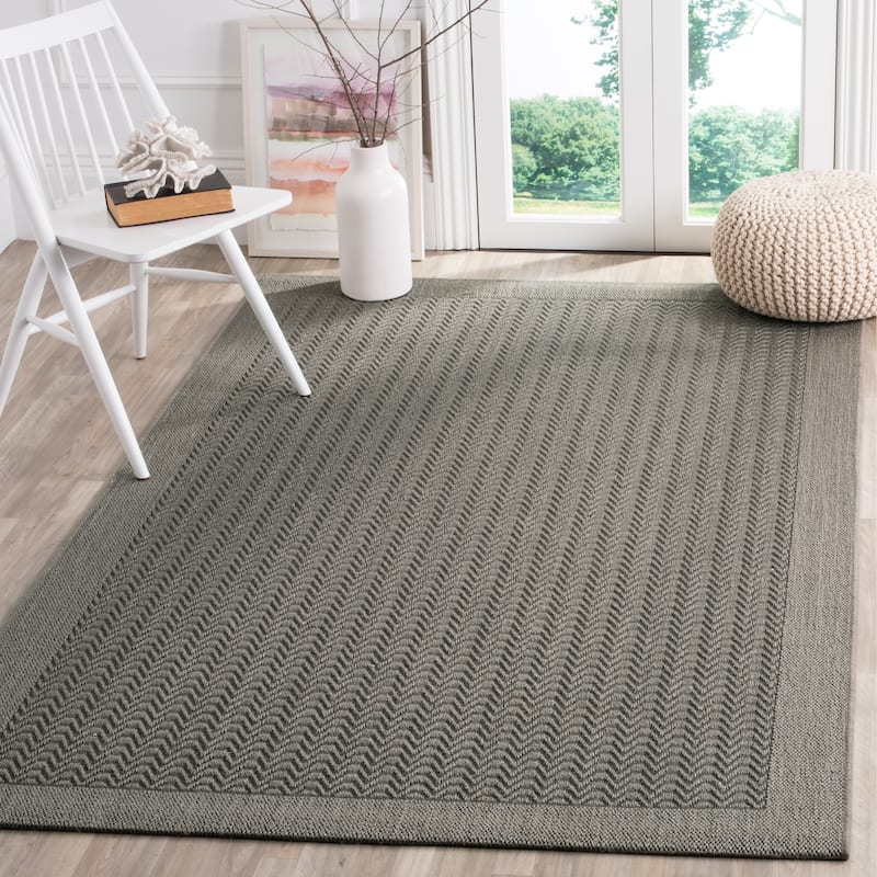 SAFAVIEH, Palm Beach Pearly Modern Sisal Rug - 3' x 5' - Ash