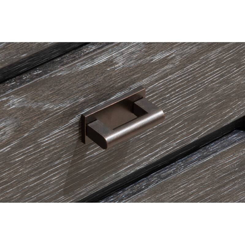 Magnussen Home Plum Creek Ravenwood Black Rectangular End Table - 22''W x 26''D x 24''H