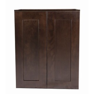 Shop Design House 562165 Brookings 24 Wide X 24 High Double Door Wall Espresso Overstock 17572557
