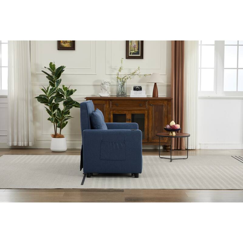 Sleeper Chair 3-in-1 Convertible Chair Bed Pull Out Sleeper Chair Beds Adjustable double Armchair Sofa Bed with USB Ports