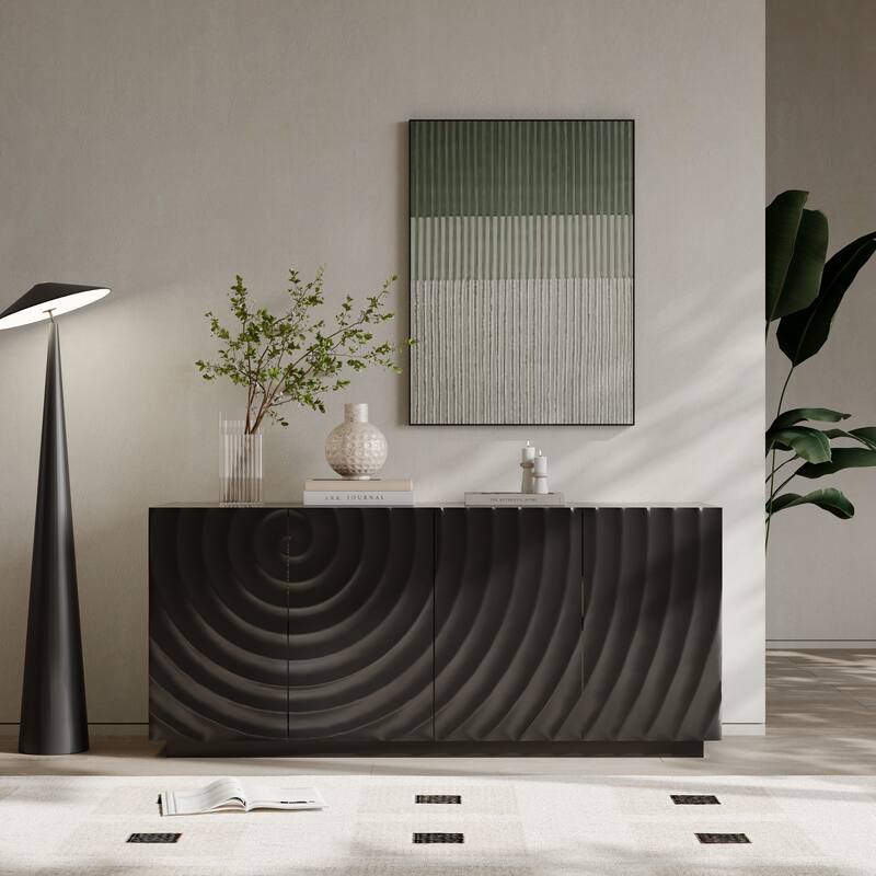 Buffet Cabinet,Modern Accent Storage Sideboard