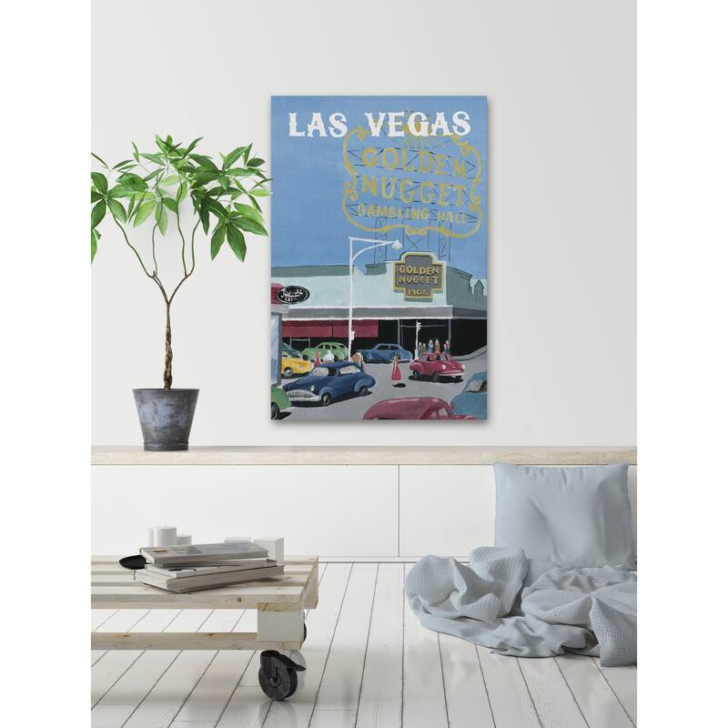 'Classic Vegas' Painting Print on Wrapped Canvas