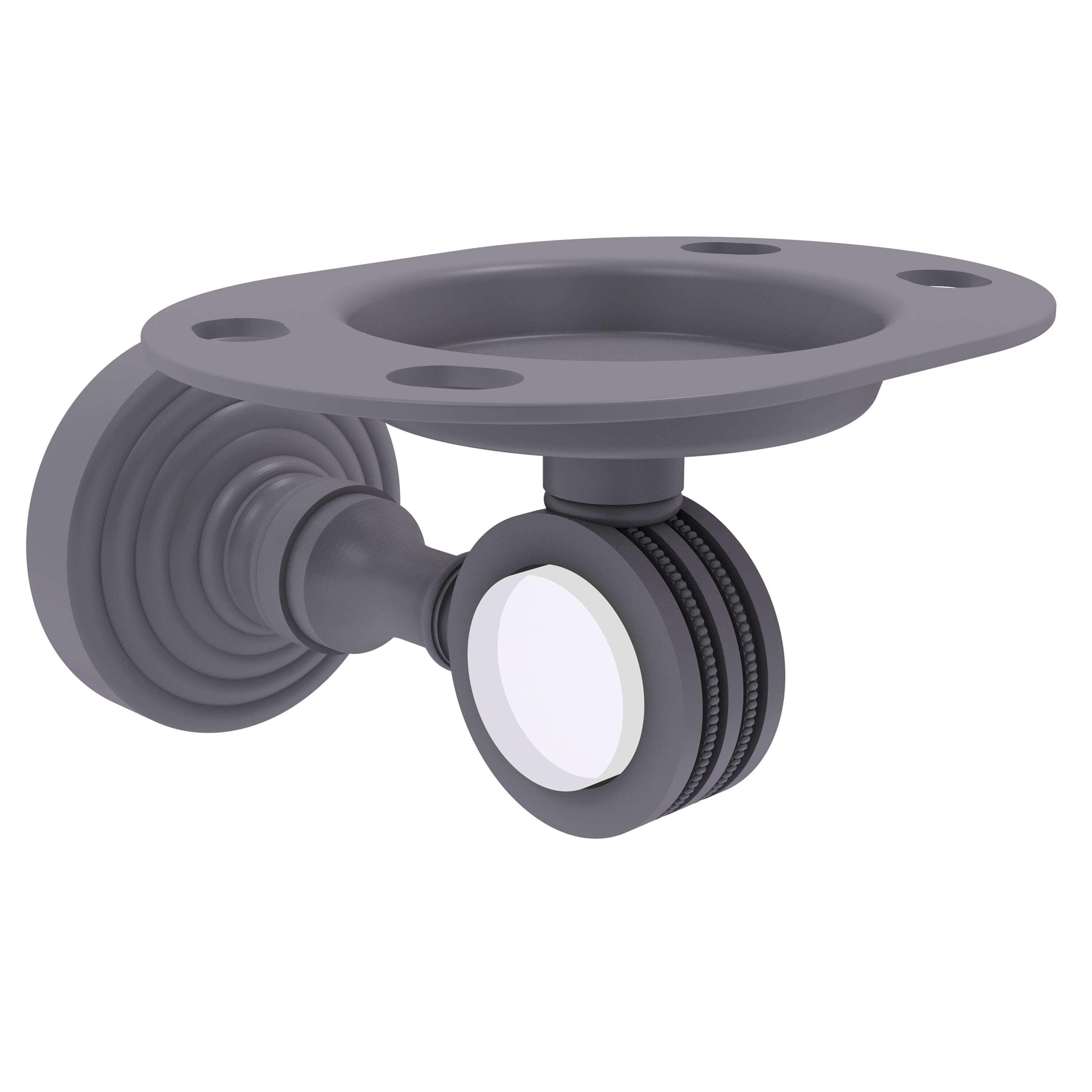 Allied Brass Pacific Grove Collection Tumbler and Toothbrush Holder with Dotted Accents