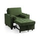 preview thumbnail 5 of 11, 2 Set Convertible Adjustable Lounge 3-in-1 Pull-Out Sleeper Chair Bed