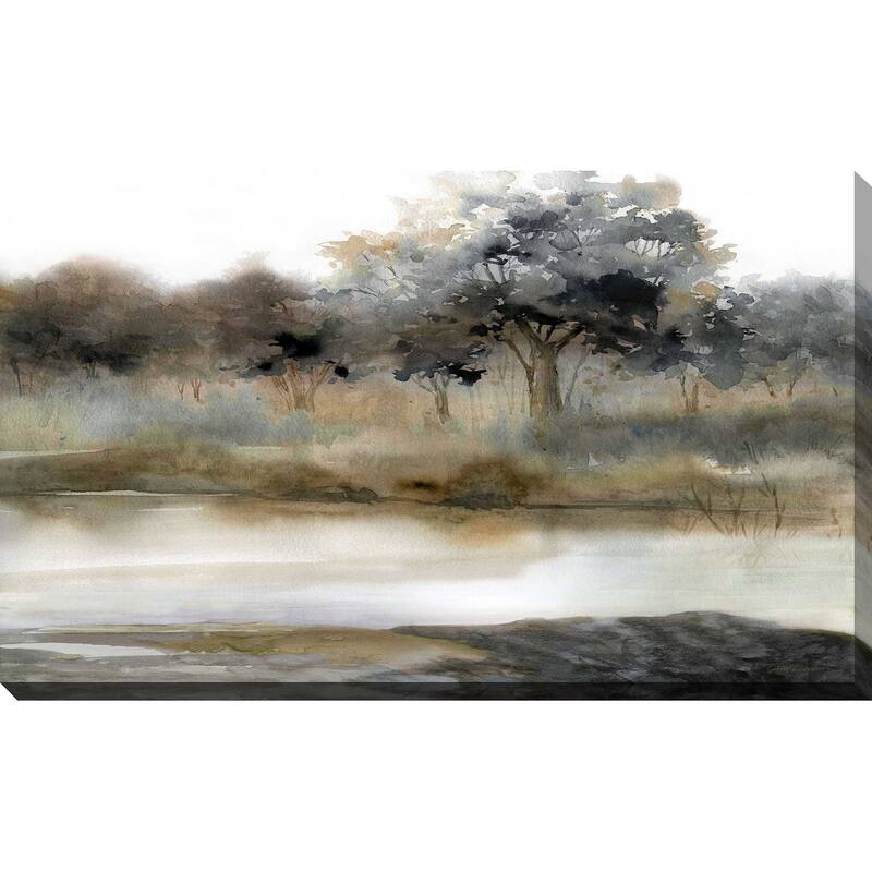"Silent Waters II (Horizontal)" by Carol Robinson Print on Canvas