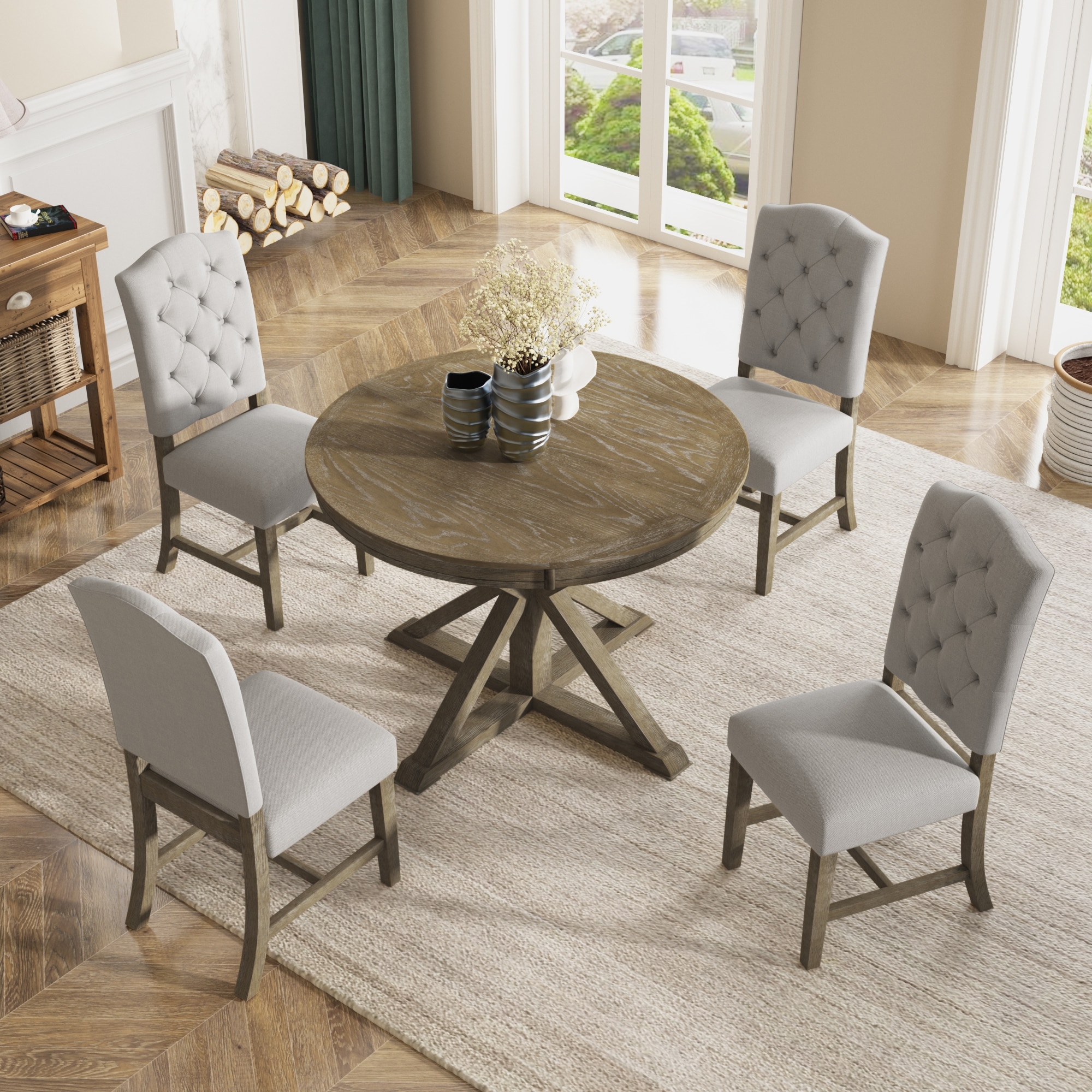 4ft extending table and chairs discount