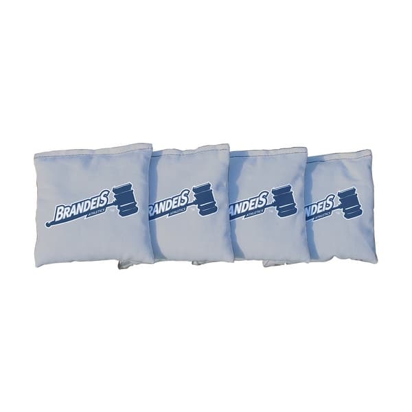 slide 2 of 3, Gray Brandeis University Judges Cornhole Bags All-Weather Resin Filled