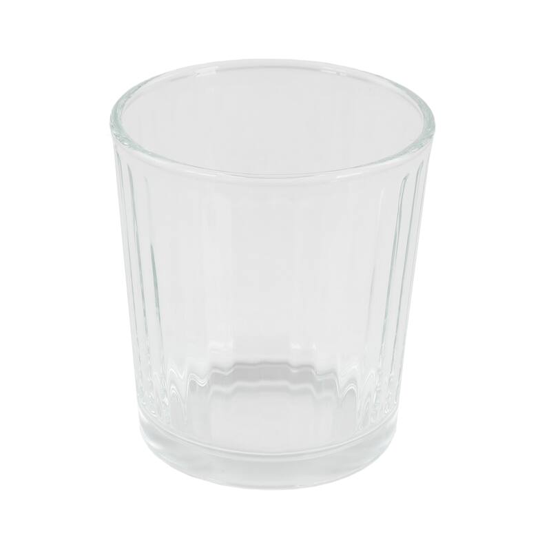 Gibson 16pc Home Moonstone Glass Double Old Fashion and Tumbler Set