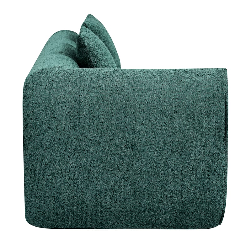 Christopher Knight Home - Curved Modular 110" Upholstered Sectional Sofa